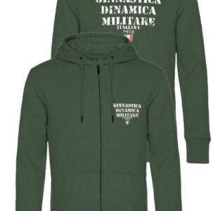 Felpa Con Cappuccio e Zip Felpata Unisex GDMI