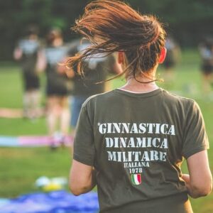 T-Shirt 100% Cotone Ginnastica Dinamica Militare Italiana
